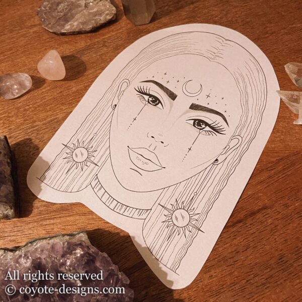 goddess tattoo design