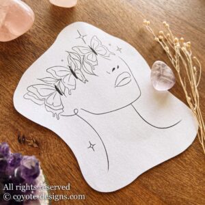 butterfly woman tattoo design